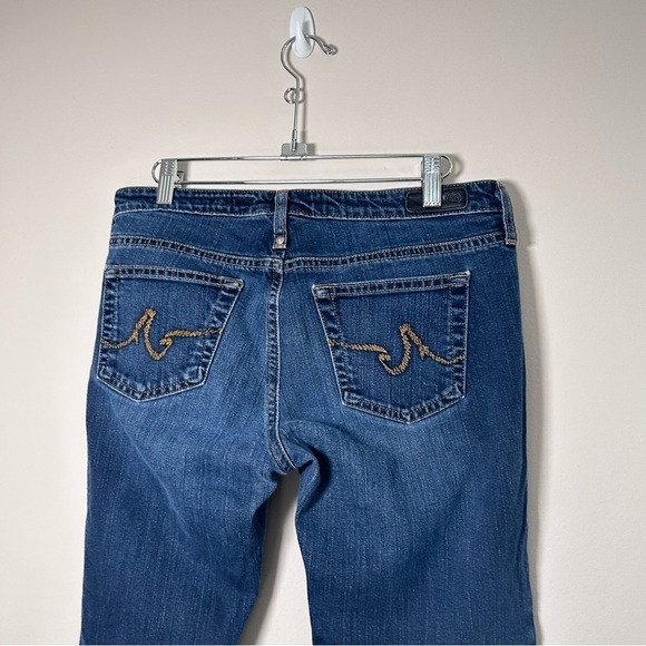 AG Adriano Goldschmied The Kiss Low Rise Straight Leg Jeans Blue Size 29 - Picture 6 of 9